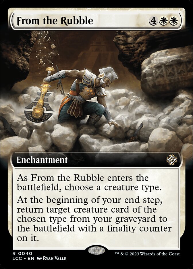 From the Rubble LCC-40 The Lost Caverns of Ixalan Commander Magic card