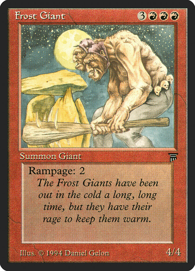 Frost Giant LEG-148 Legends Magic card