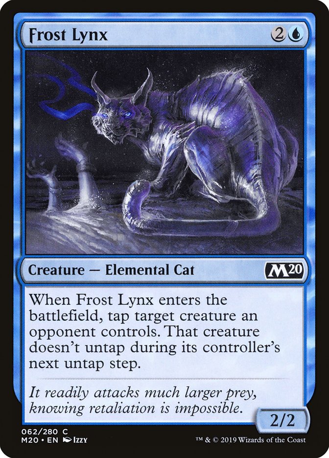 Frost Lynx M20-62 Core Set 2020 Magic card