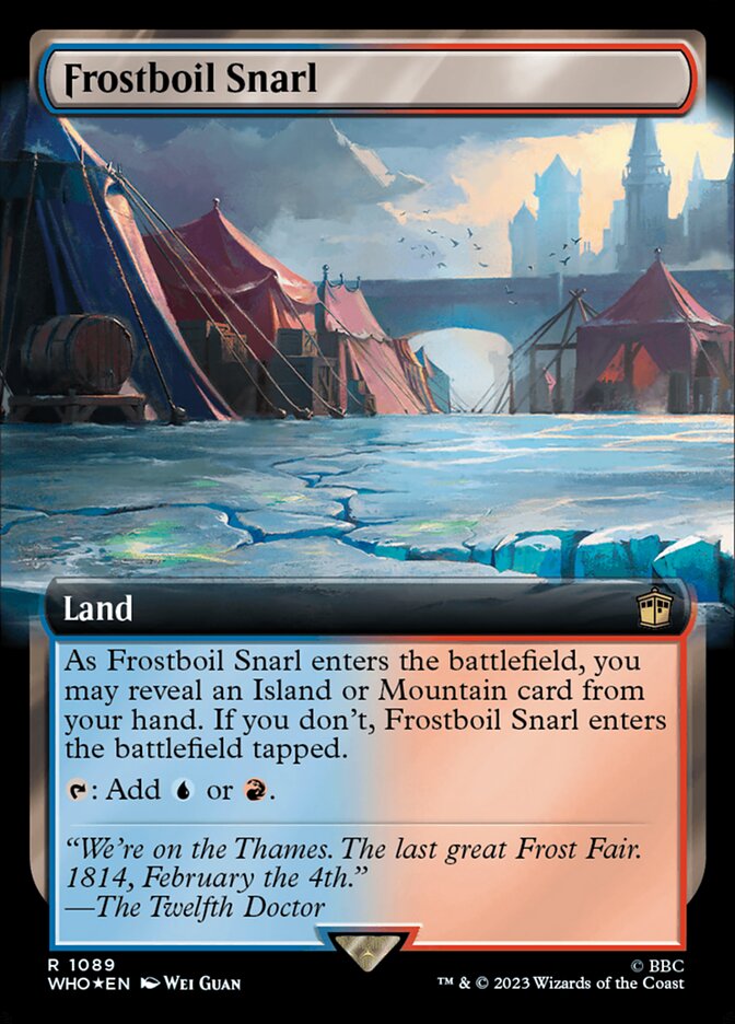 Frostboil Snarl WHO-1089 Doctor Who Magic card