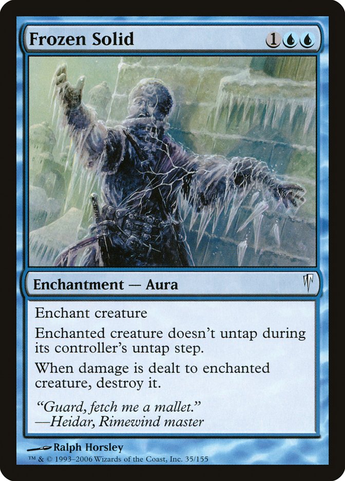 Frozen Solid CSP-35 Coldsnap Magic card
