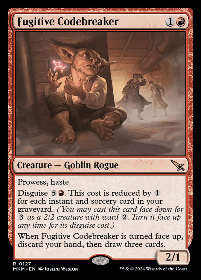 Fugitive Codebreaker MKM-127 Murders at Karlov Manor Magic card