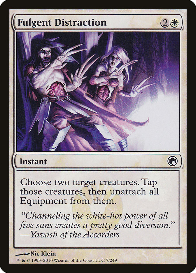 Fulgent Distraction SOM-7 Scars of Mirrodin Magic card