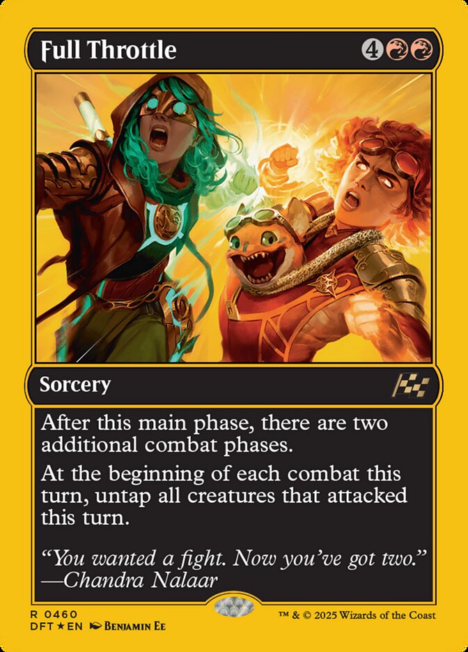 Full Throttle DFT-460 Aetherdrift Magic card