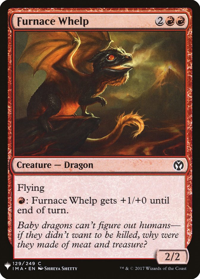 Furnace Whelp PLST-IMA-129 The List Magic card