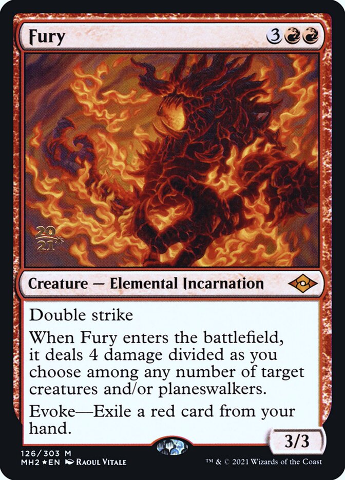 Fury PMH2-126S Modern Horizons 2 Promos Magic card
