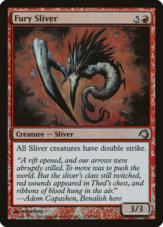 Fury Sliver H09-25 Premium Deck Series: Slivers Magic card