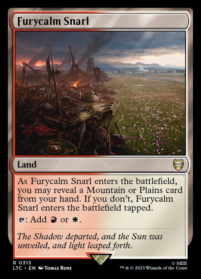 Furycalm Snarl LTC-313 Tales of Middle-earth Commander Magic card