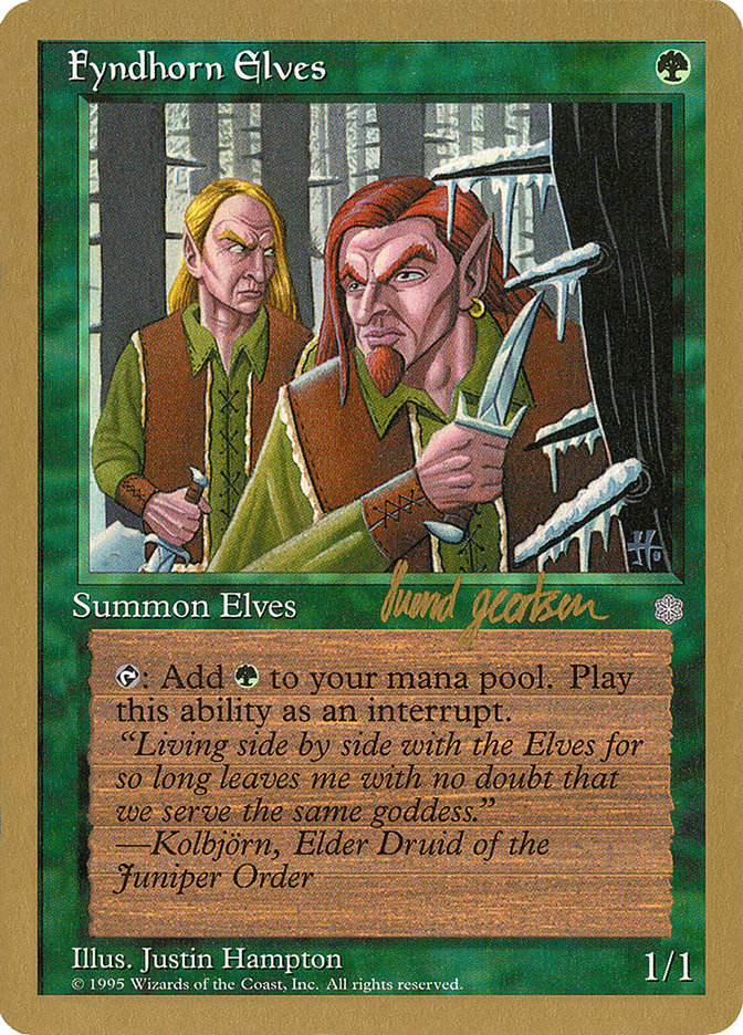 Fyndhorn Elves WC97-SG244 World Championship Decks 1997 Magic card