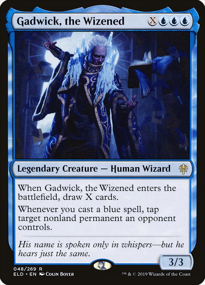 Gadwick, the Wizened ELD-48 Throne of Eldraine Magic card