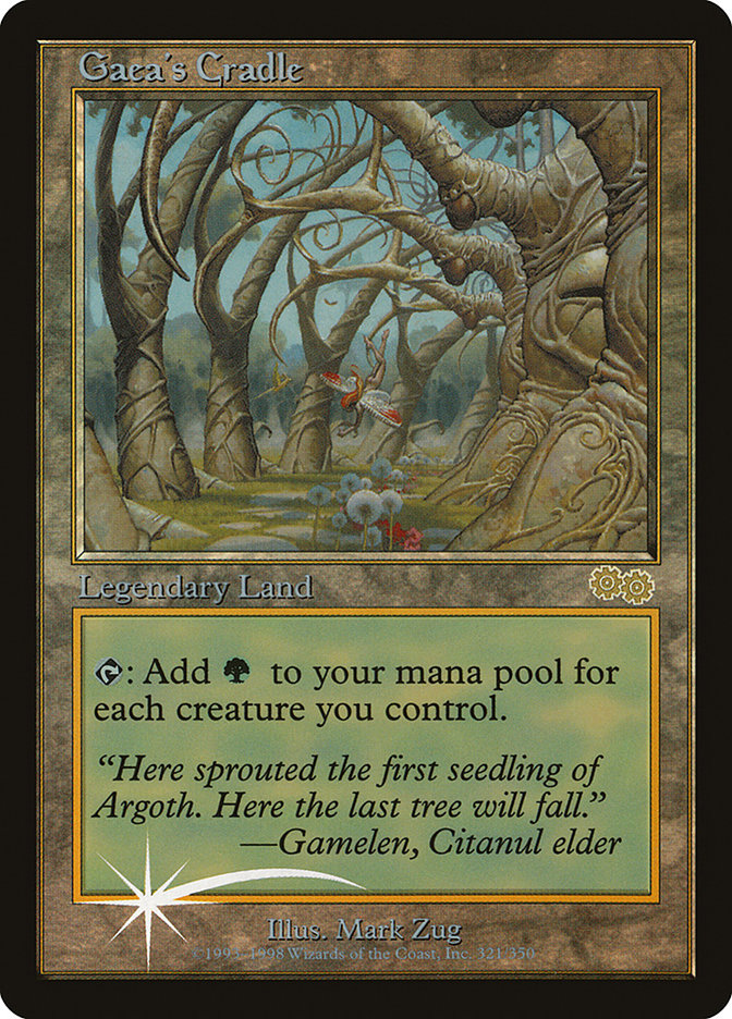 Gaea's Cradle JGP-3 Judge Gift Cards 1998 Magic card