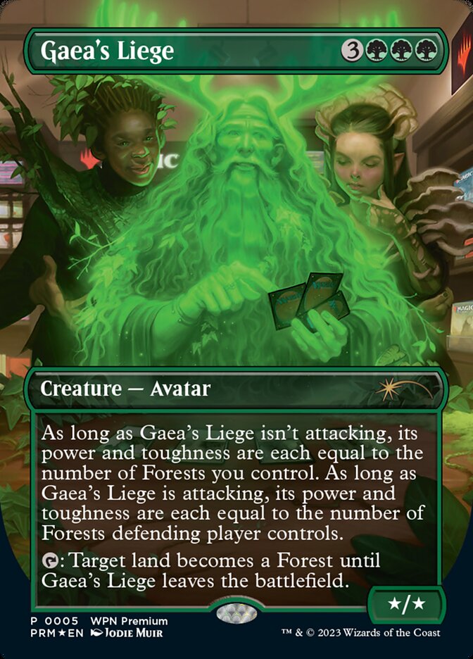 Gaea's Liege PW24-5 Wizards Play Network 2024 Magic card