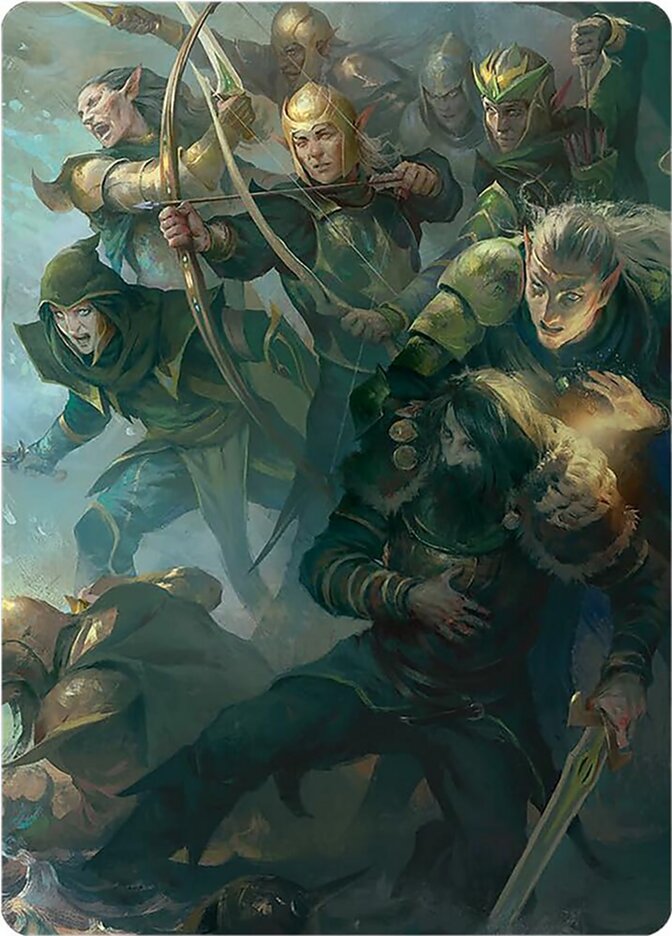 Galadhrim Brigade // Galadhrim Brigade ALTC-12 Tales of Middle-earth Scene Box Magic card
