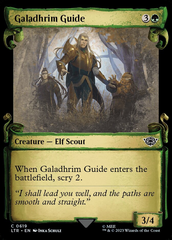 Galadhrim Guide LTR-619 The Lord of the Rings: Tales of Middle-earth Magic card
