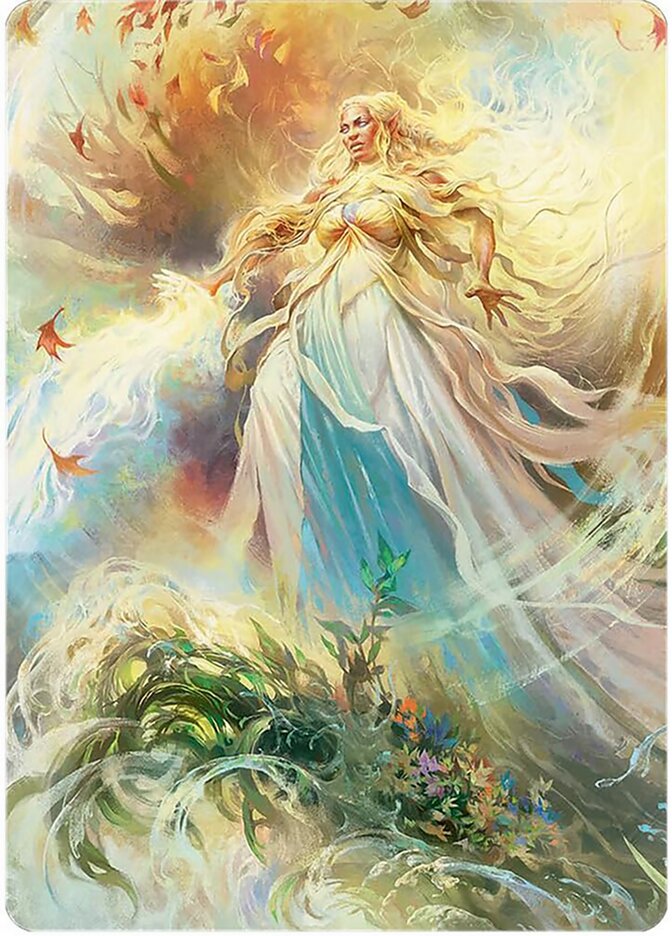 Galadriel, Light of Valinor // Galadriel, Light of Valinor ALTC-8 Tales of Middle-earth Scene Box Magic card