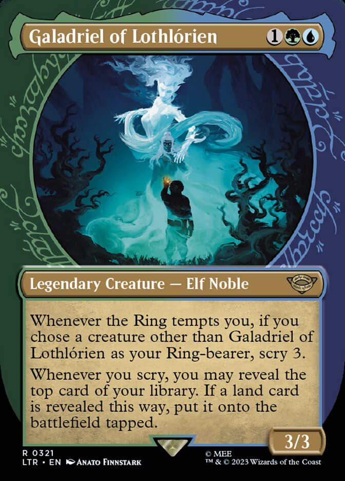 Galadriel of Lothlórien LTR-321 The Lord of the Rings: Tales of Middle-earth Magic card