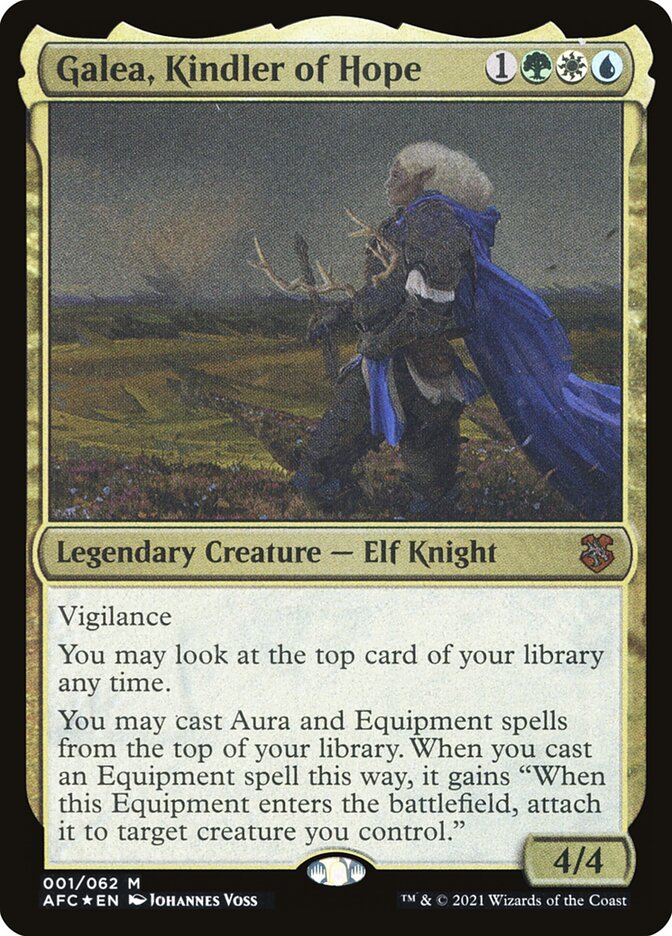 Galea, Kindler of Hope OAFC-1 Forgotten Realms Commander Display Commanders Magic card