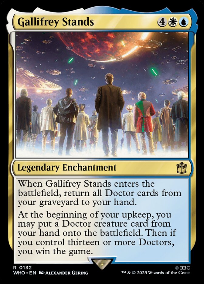 Gallifrey Stands WHO-132 Doctor Who Magic card