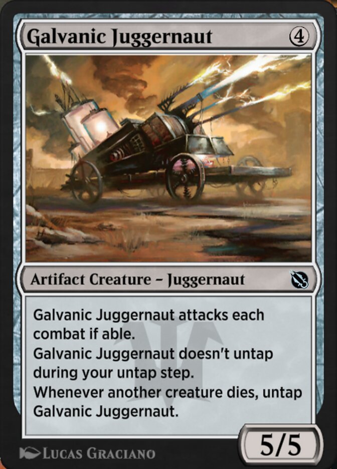 Galvanic Juggernaut SIS-72 Shadows of the Past Magic card