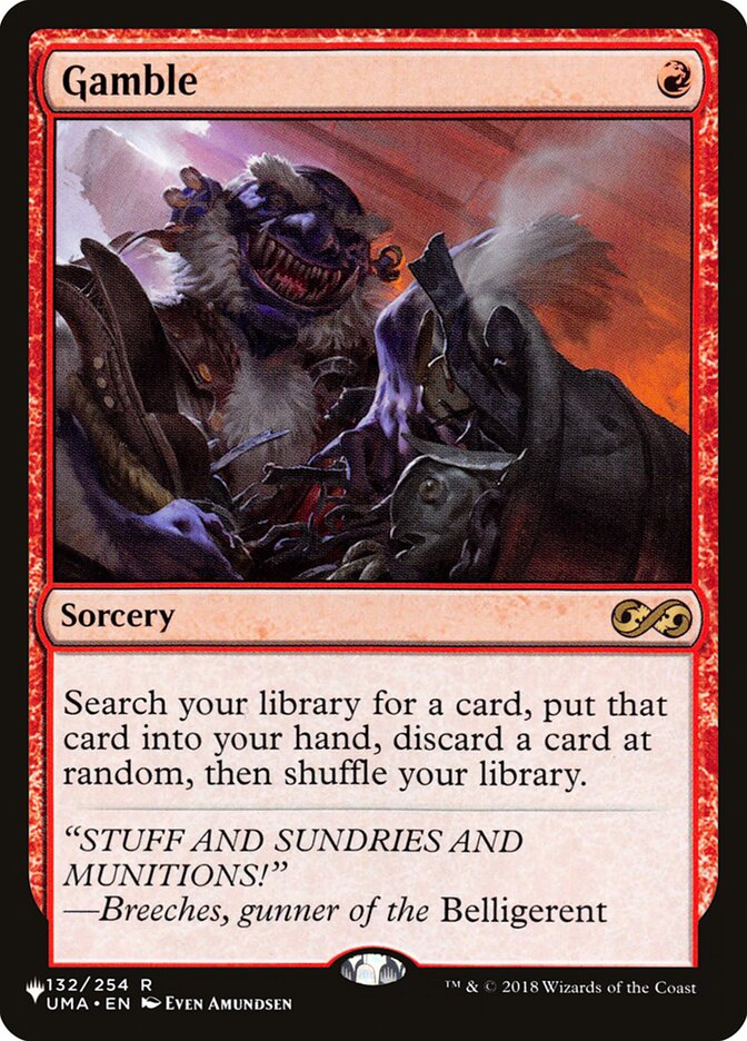 Gamble PLST-UMA-132 The List Magic card