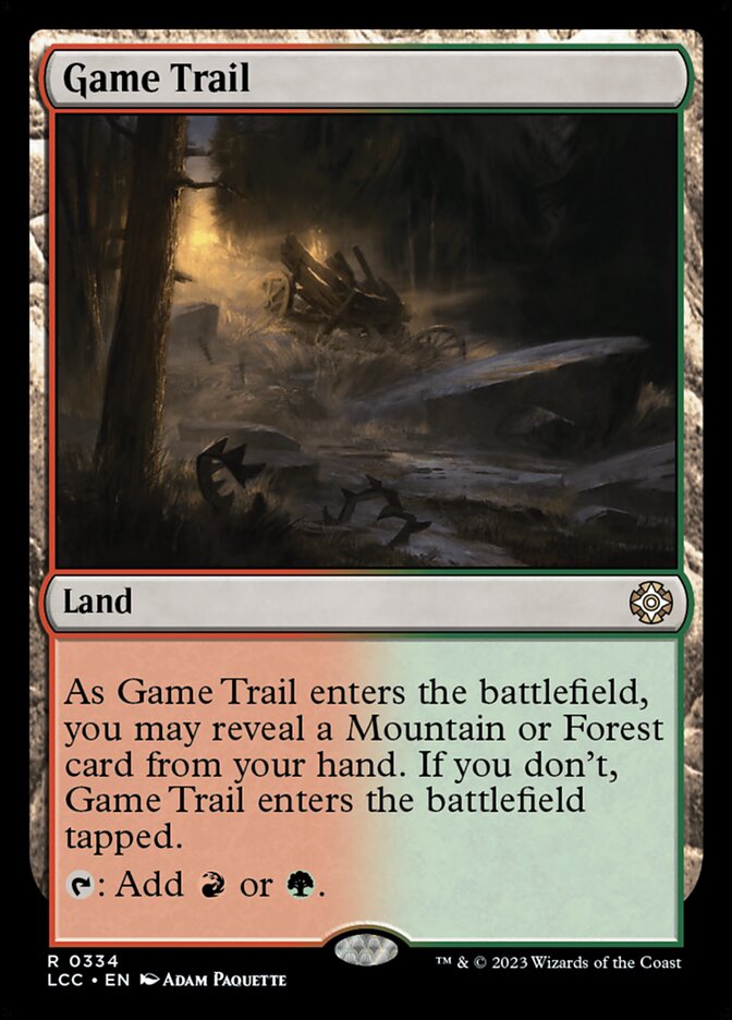 Game Trail LCC-334 The Lost Caverns of Ixalan Commander Magic card