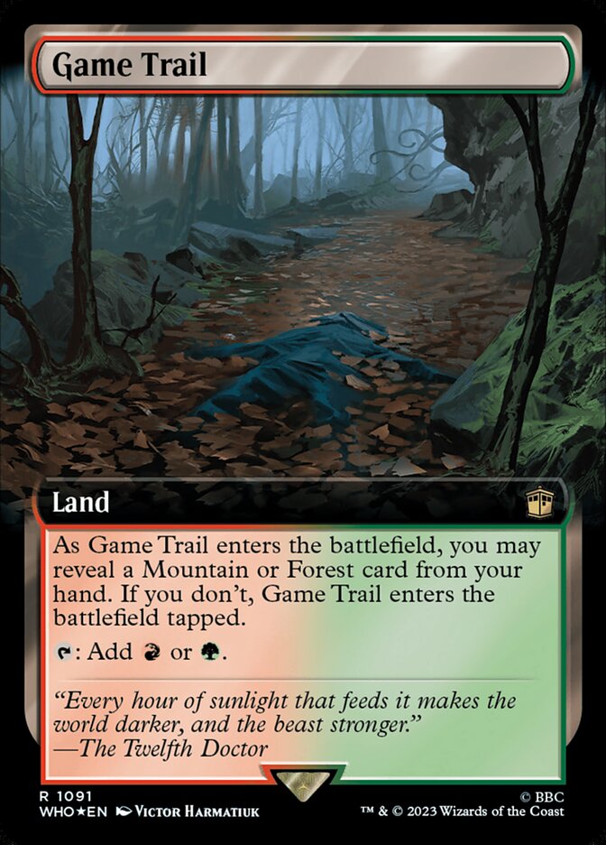 Game Trail WHO-1091 Doctor Who Magic card