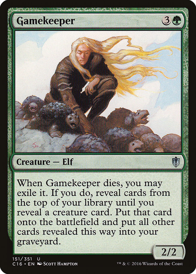 Gamekeeper C16-151 Commander 2016 Magic card