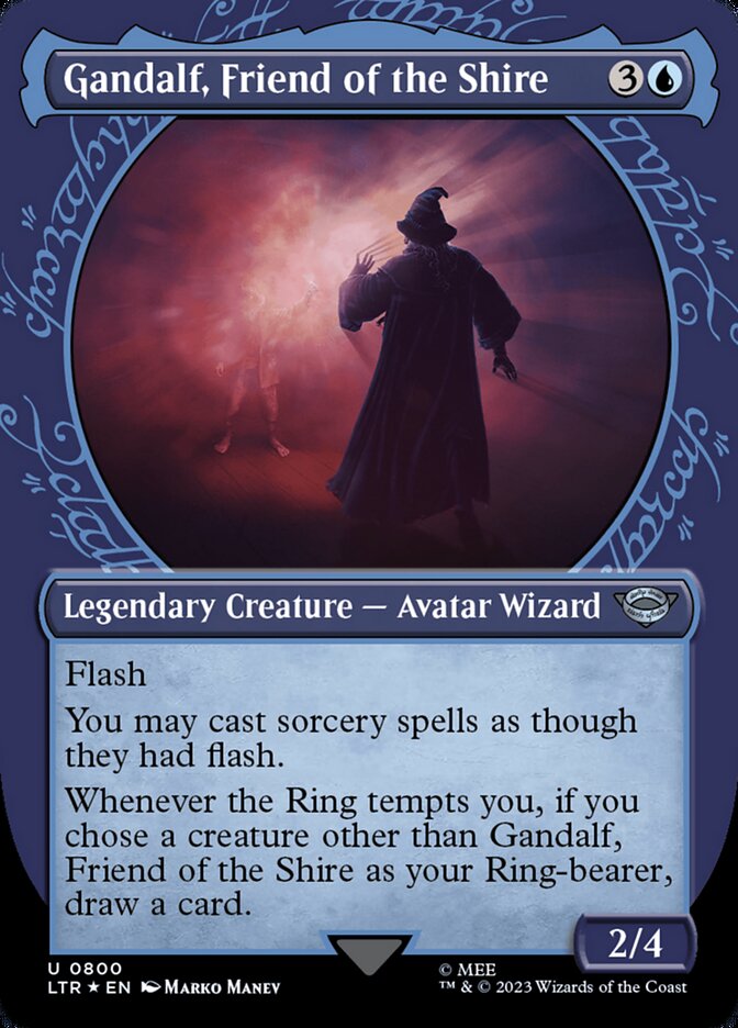 Gandalf, Friend of the Shire LTR-800 The Lord of the Rings: Tales of Middle-earth Magic card