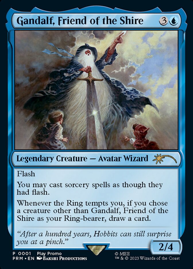 Gandalf, Friend of the Shire PF23-1 MagicFest 2023 Magic card