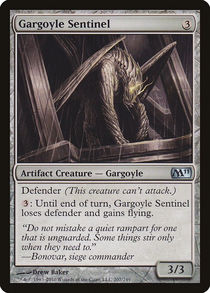 Gargoyle Sentinel M11-207 Magic 2011 Magic card