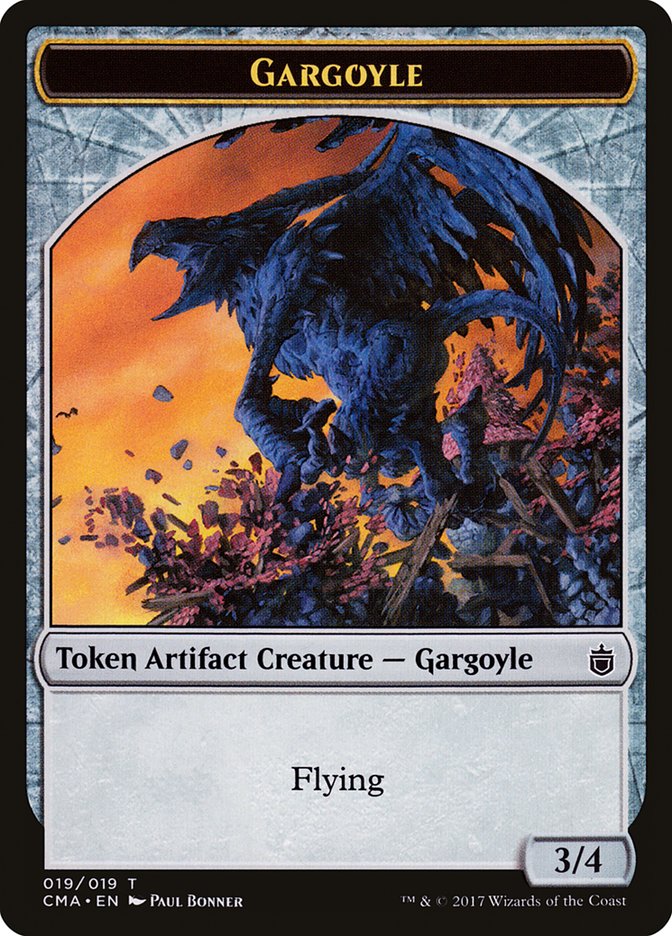Gargoyle TCMA-19 Commander Anthology Tokens Magic card