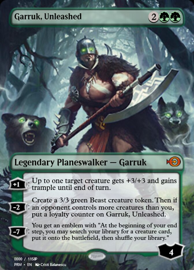 Garruk, Unleashed PRM-85944 Magic Online Promos Magic card