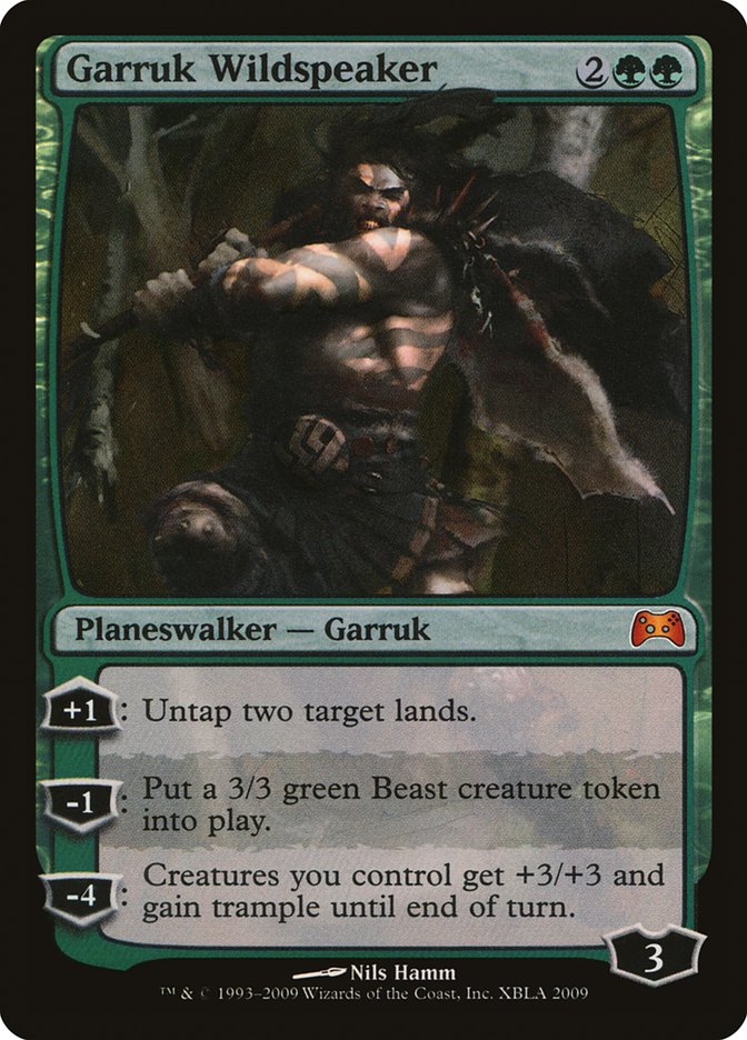 Garruk Wildspeaker PDTP-1 Duels of the Planeswalkers 2009 Promos Magic card