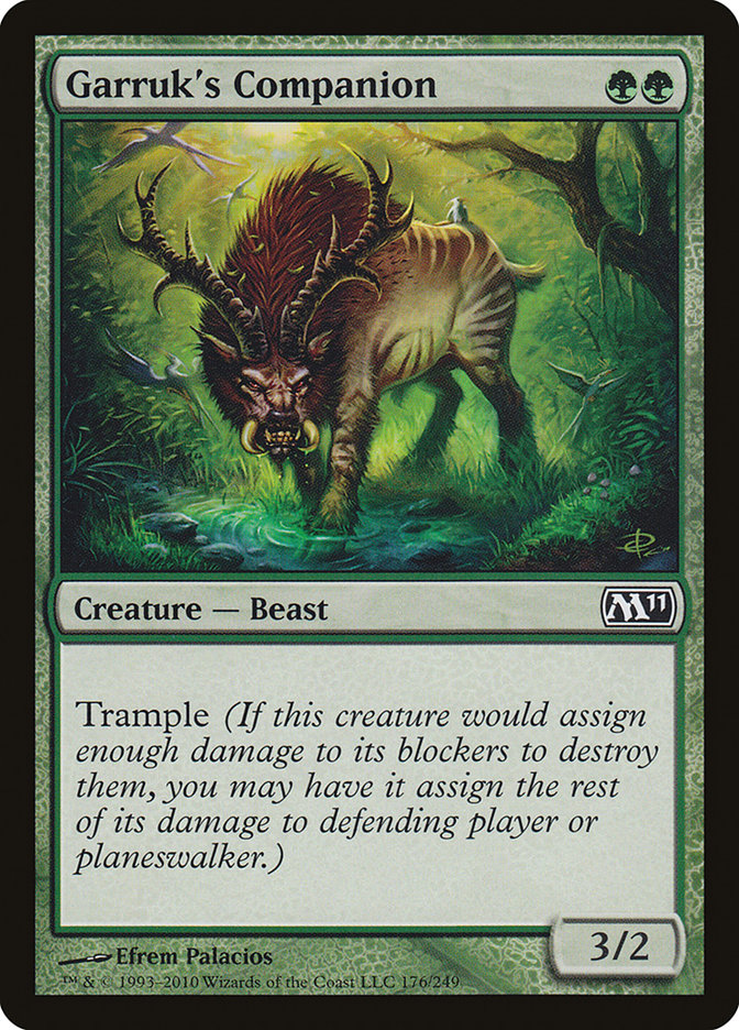 Garruk's Companion M11-176 Magic 2011 Magic card