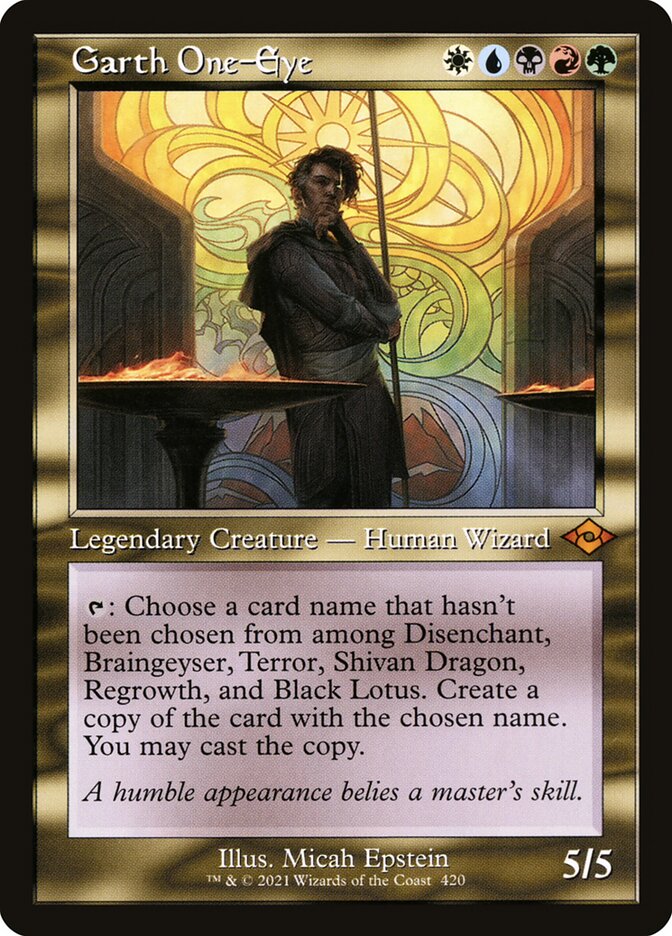 Garth One-Eye MH2-420 Modern Horizons 2 Magic card