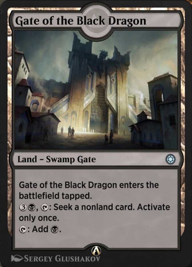 Gate of the Black Dragon HBG-77 Alchemy Horizons: Baldur's Gate Magic card