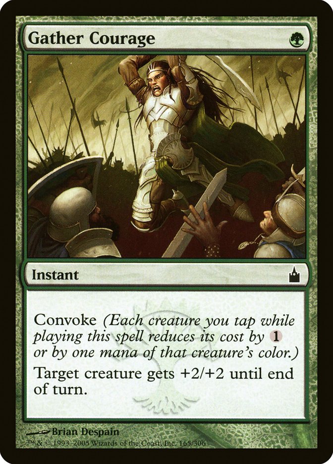 Gather Courage RAV-165 Ravnica: City of Guilds Magic card