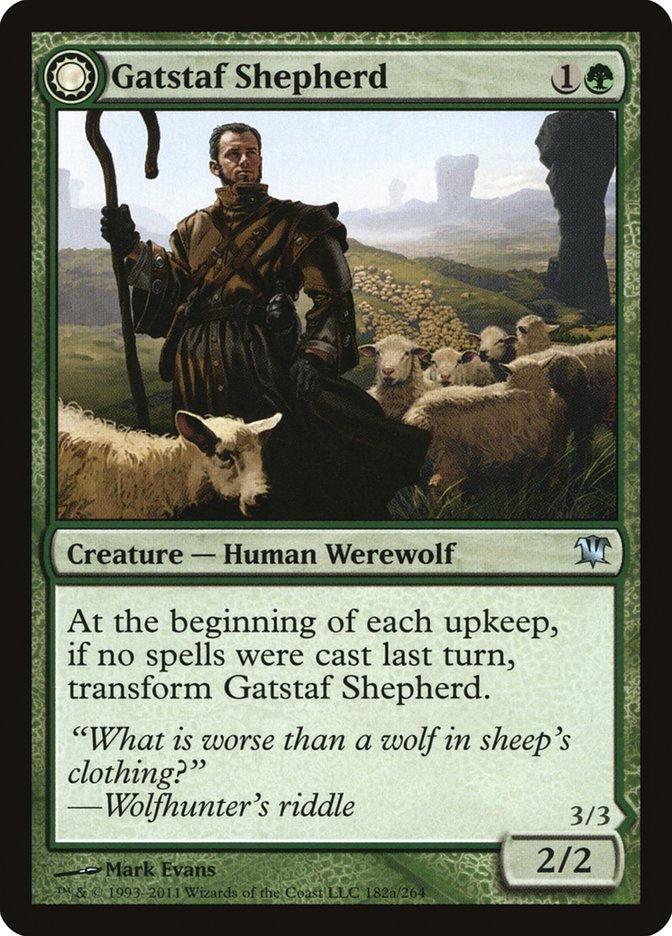 Gatstaf Shepherd // Gatstaf Howler ISD-182 Innistrad Magic card
