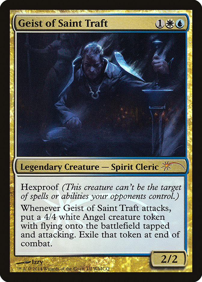 Geist of Saint Traft WMC-2014 World Magic Cup Qualifiers Magic card