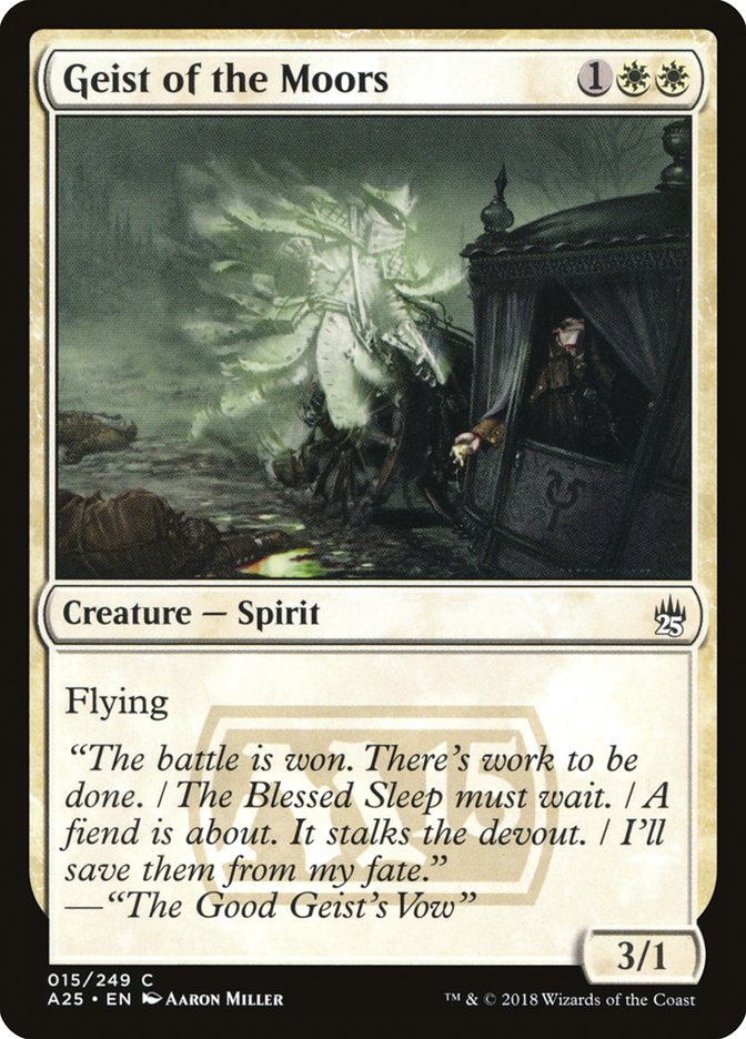 Geist of the Moors A25-15 Masters 25 Magic card