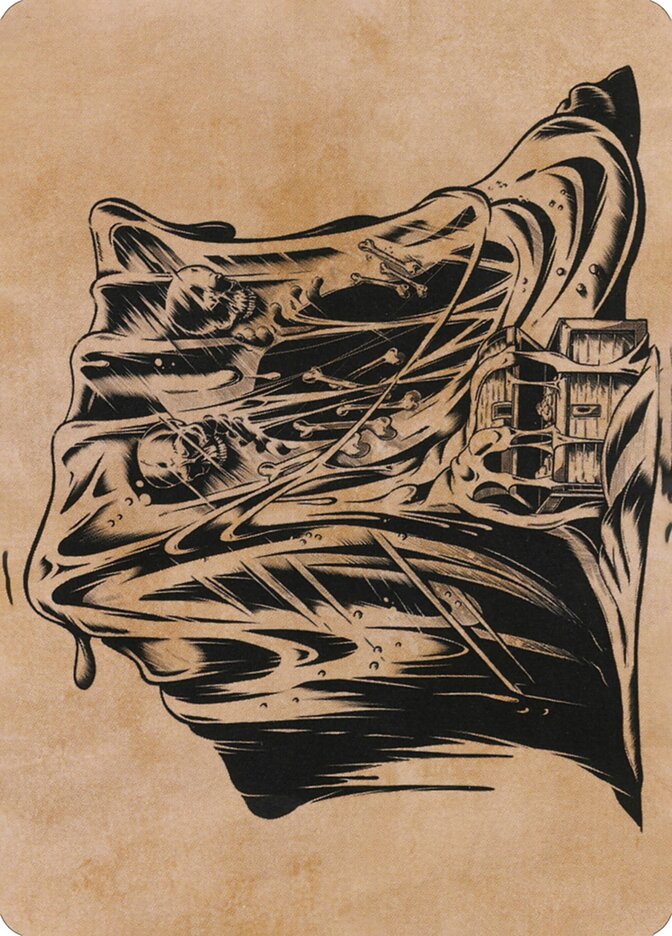Gelatinous Cube // Gelatinous Cube AAFR-71 Adventures in the Forgotten Realms Art Series Magic card
