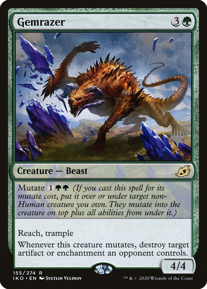 Gemrazer PIKO-155P Ikoria: Lair of Behemoths Promos Magic card