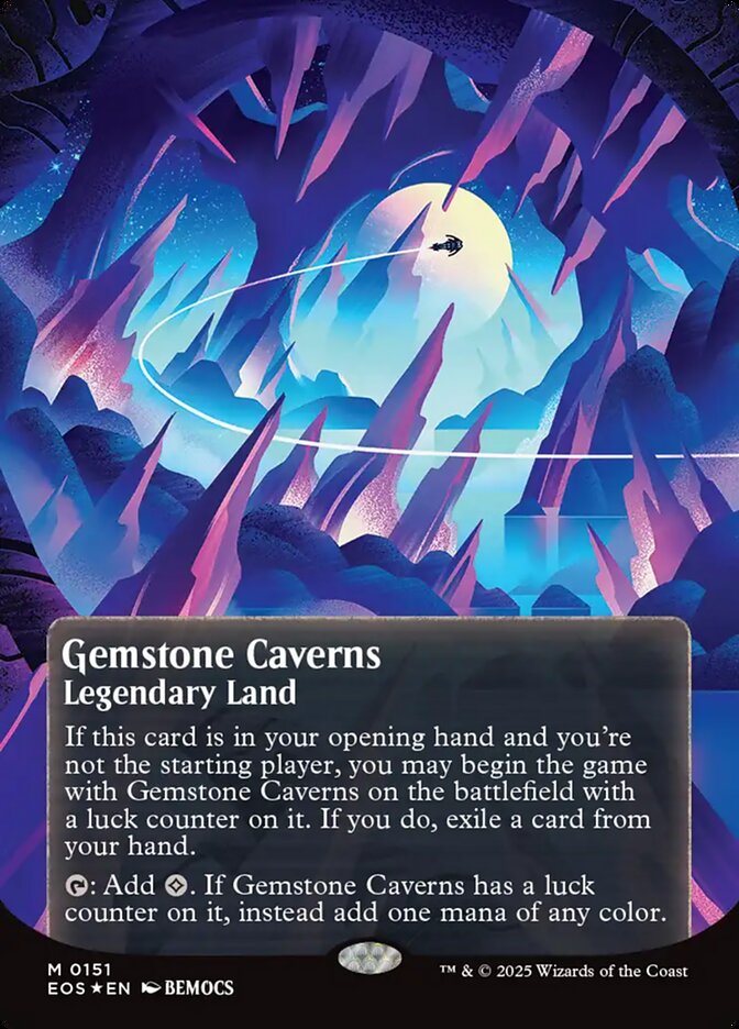 Gemstone Caverns EOS-151 Edge of Eternities: Stellar Sights Magic card