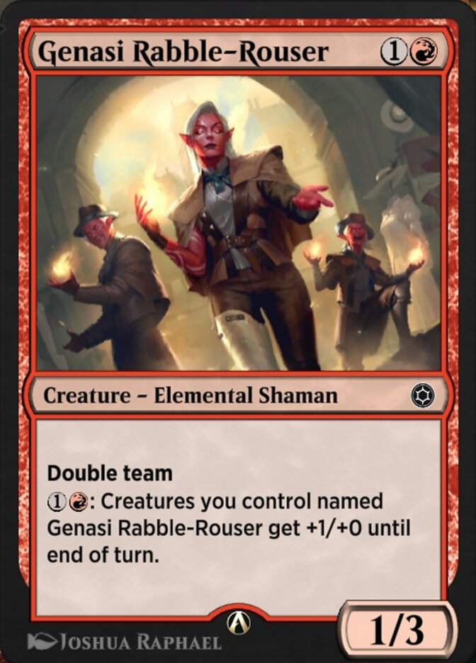 Genasi Rabble-Rouser HBG-53 Alchemy Horizons: Baldur's Gate Magic card