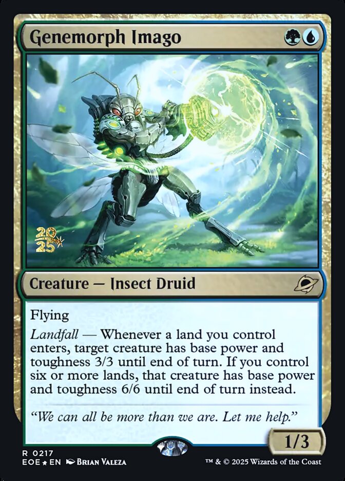Genemorph Imago PEOE-217S Edge of Eternities Promos Magic card