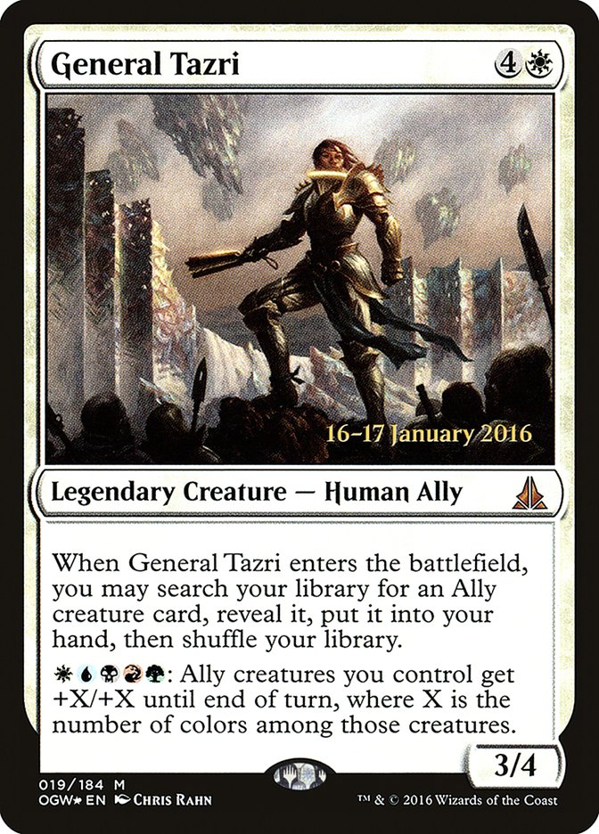 General Tazri POGW-19S Oath of the Gatewatch Promos Magic card