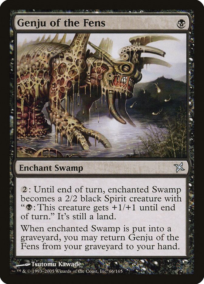 Genju of the Fens BOK-66 Betrayers of Kamigawa Magic card