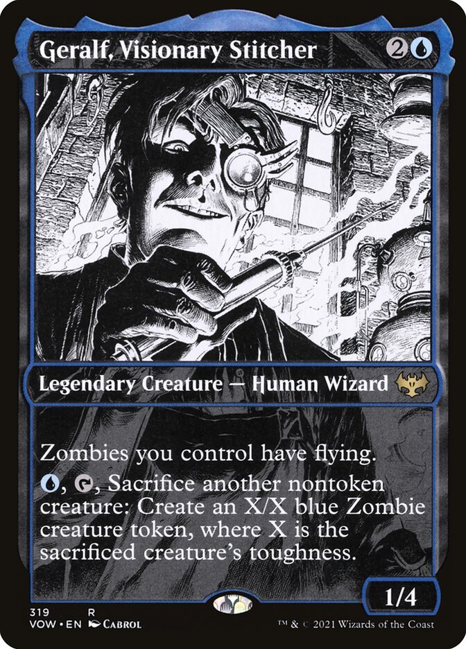 Geralf, Visionary Stitcher VOW-319 Innistrad: Crimson Vow Magic card