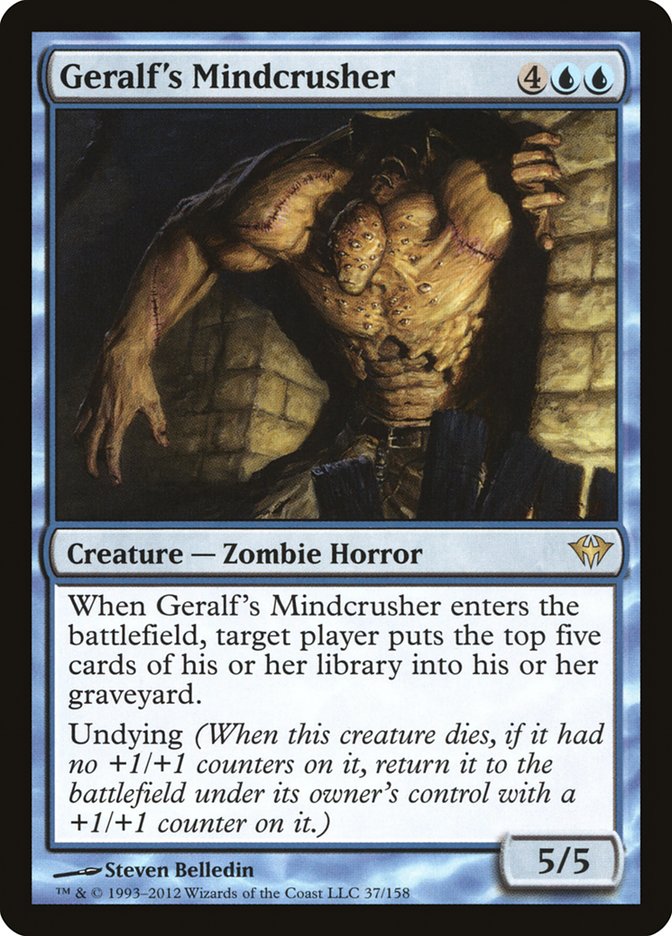 Geralf's Mindcrusher DKA-37 Dark Ascension Magic card