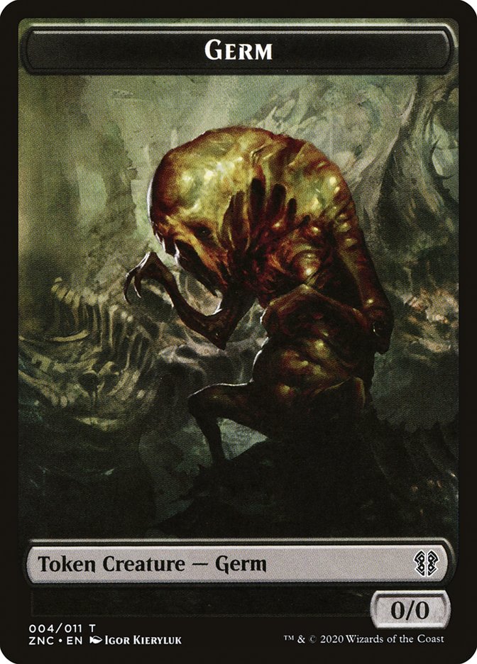 Germ TZNC-4 Zendikar Rising Commander Tokens Magic card